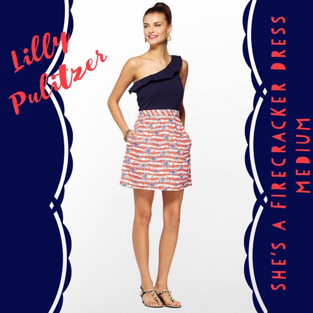 Lilly Pulitzer She’s a Firecracker  Dionne Dress